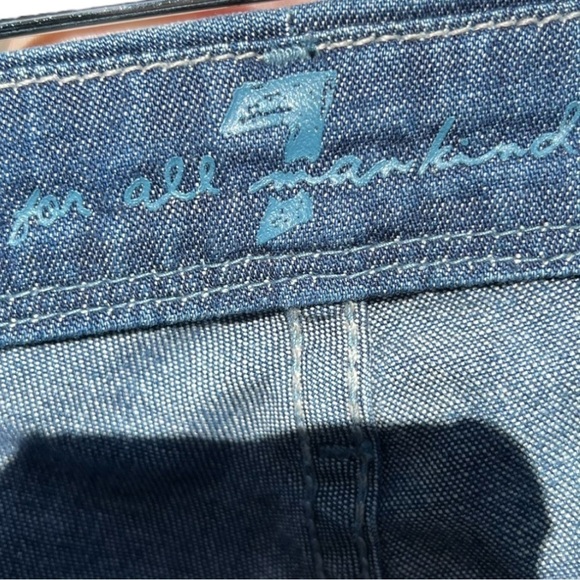 🌻Y2K 7 For All Mankind FLYNT Straight Slight Bootcut Jeans Women's Size 26 - Picture 7 of 10